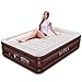 Queen Air Mattress, Raised Elevated Double High Airbed for Guest, Blow Up Inflatable Upgraded Air Mattresses with Built-in Pump & Pillow