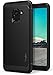 Ringke Onyx Compatible with Galaxy A8 Plus 2018 Case Fine Brushed Metal Design Flexible & Slim Dynamic Stroked Line Pattern Trim Durable Anti-Slip TPU Impact Shock-Absorbent Case - Black