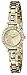 GUESS Women's U0411L2 Iconic Gold-Tone Jewelry Inspired Watch with Self-Adjsutable Bracelet