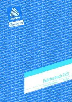 Avery Zweckform Logbook with Fiscal Kilometre Evidence and Annual Account DIN A5 40 Sheets (German Text)