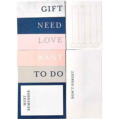 ELEGANI Blue & Pink Sticky Notes Wedding ceremony Supplies