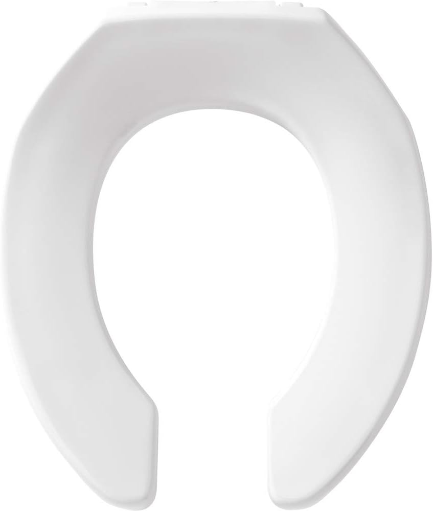 BEMIS 3L2055T 000 Medic-Aid 3" Lift Raised Open Front Plastic Toilet Seat, ROUND, Long Lasting Solid Plastic, White: Home Improvement