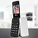 BLU Diva Flex 2.4 - Flip phone - unlocked Dual Sim - White