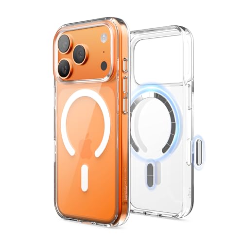 elago Funda Magnética Híbrida Transparente para iPhone 17 Pro 6,3'' - Compatible con MagSafe, Tecnología PC+TPU, Cristal Claro, Funda Protectora Antigolpes, Perfil Delgado (Clear)