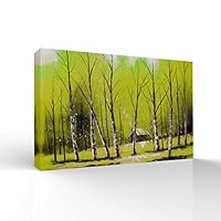 signwin-Canvas Wall Art-Quiet Romantic Forest-Canvas Prints Home Artwork Decoration for Living Room,Bedroom - 12x18 inches