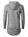 URBANCREWS Mens Hipster Hip Hop Classic Pullover Hooded Jacket HGRAY LARGE