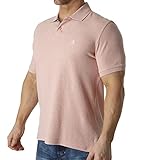 Daddy Polo Short Sleeve Shirt, Coral Almond, Small