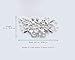 Wedding Hair Accessories Bridal Hair Comb Pearl Silver and White Floral Hair Pin Headpiece - For Brides and Bridesmaids