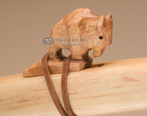 Native American Flute -Natural Buffalo & Bag