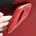 Voodonala for Challenger 2015-2023 Car Door Inner Door Handle Cover Trim Accessories for Dodge Challenger 2015-2023 (Red,ABS,2Pcs)
