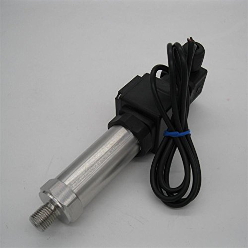 Taiss /0-3625 Psi/0-250 bar, 12-36VDC, G1/4, 4-20MA output, 0.25% Accuracy,Digital Display Pressure Transmitter Pressure Transducer Sensor output 4-20MA