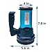 Odear Rechargeable LED Spotlight Handheld Portable searchlight Super Bright Flashlight Outdoor Torch Lantern with Power Bank for Hunting Walk the Dog (Blue)