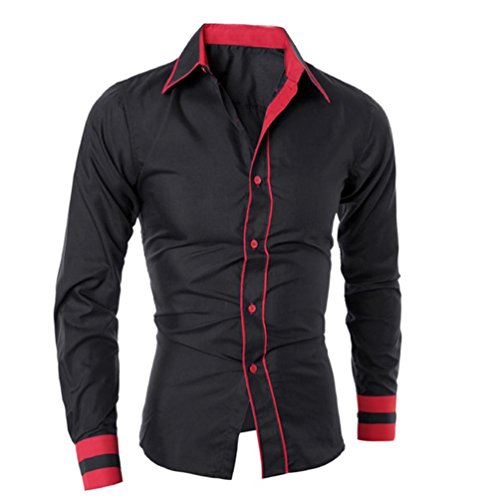 Camiseta Hombres,Xinan Blusa Ropa de Manga Larga