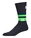 Under Armour Men's Golf Crew Socks, Stealth Gray/Hyper Green, Medium