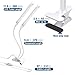 Plant Grow Light Lightswim 46 LED Full Spectrum Growing Lamp 18W 3/9/12H Timer, Spectrum Switching, Adjustable Gooseneck for Indoor Plants with 7pcs Gardening Tool Sets