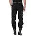CRYSULLY Black Pants Men Casual Tactical Cargo Pants Cotton Stretch Man Military Hiking Trousers 9 Pockets 38