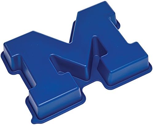 Michigan Wolverines College Football Team Silicone Cake Pan With Metal Stand