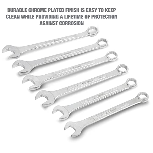OEMTOOLS 22100 Jumbo Combination Wrench Set, SAE, 6 Piece (11/16" 1