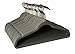 Jeronic Velvet Hanger, Gray, 50 Count