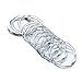 Model Worker 10PCS Round Handles Replacement for Handmade Bag Handbags Purse Handles (Transparent)
