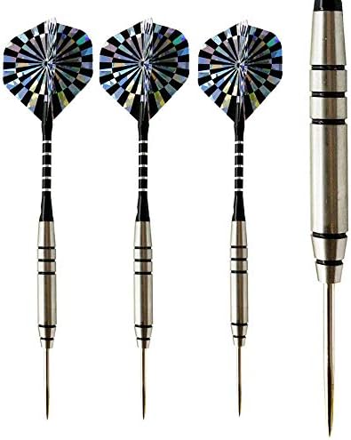 HSXKJ 3Pcs Soft Tip Pure 80% Tungsten Steel Darts 18G Professional Darts Indoor Sports Darts Pin Sports Game