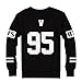 Mainlead BTS Bangtan Boys Black Hoody Sweater Pullover (V, M)