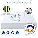 MERITLIFE Premium Bamboo Waterproof Mattress Protector Queen Size 3D Air Fabric Ultra Soft Breathable Mattress Pad Cover Comfort & Protection Phthalate & Vinyl-Free (White, Queen)