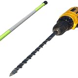 Keyfit Tools 12" Standard MarkerBit Driveway Marker Installation Tool Drill Bit, Easily Drill in Fiberglass Driveway Markers Stakes reflectors Snow plow Markers ~Frozen Ground & Solid Ice No Problem~
