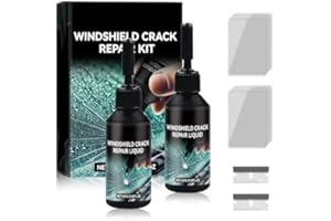 2026 New Windshield Crack Repair Kit, Nano Glass Crack Repair Liquid Windshield Repair for Chips and Cracks, Quick Fix Windsh