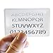 Credit Card Magnifying Glass - Exact Size That Fits Easily in Your Wallet or Pocket - Quality Credit Card Magnifier Offers 3X or 300% Visual Amplification - Twin Pack - by Magnicious