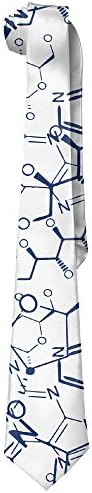 DMTEC Men's Tie Chemistry Formula Long Necktie Skinny Neckwear Silk
