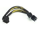 8 to Dual 8 Pin EPS 12V Motherboard Power Supply Y-Splitter Adapter Sleeved Power Cable