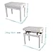Neewer Padded Wooden Piano Bench and Keyboard Seat, 18.8-22.8 inches/ 48-58 centimeters Height, Thick and Smooth PU Leather Pillow Cushion for Deluxe Comfort (White)