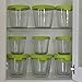 Anchor Hocking Trueseal Glass Food Storage Containers Airtight Lids, 3.5 Cup Tall, Green -