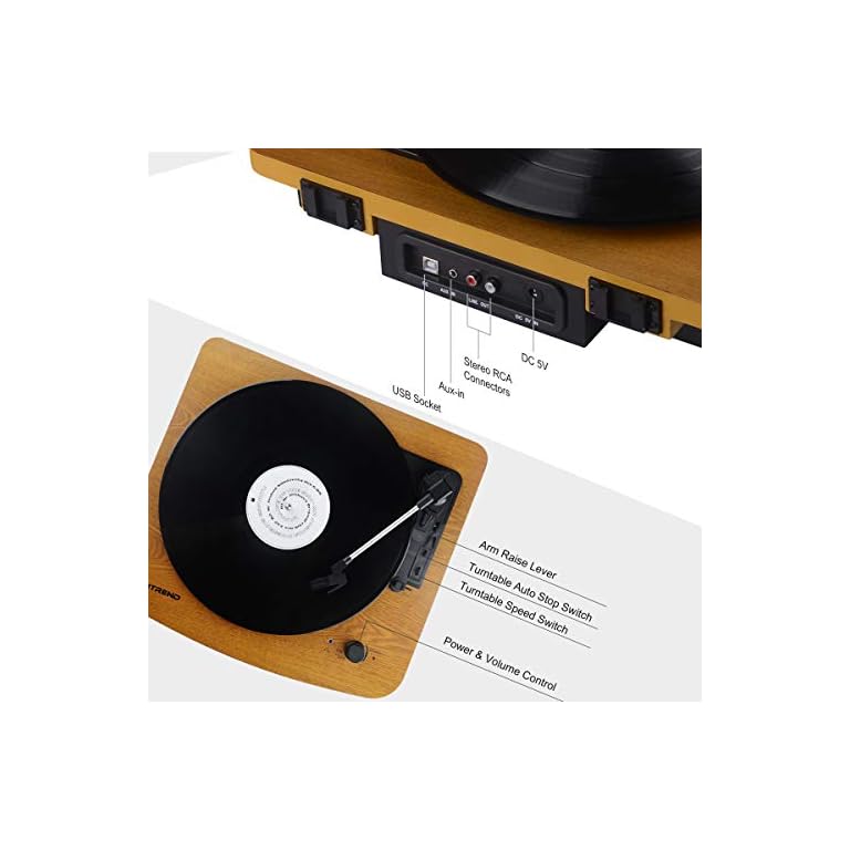 33 rpm record player turntables