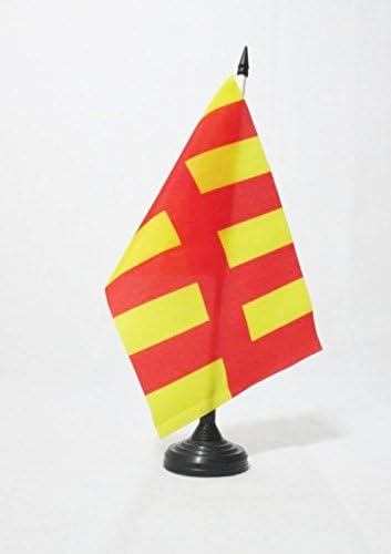 AZ FLAG Northumberland county Table Flag 5'' x 8'', Northumberland county Office Decoration 100% Polyester 21 x 14 cm
