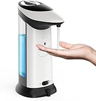 TUSAZU Automatic Touchless Countertop Liquid Soap Dispenser with IR Sensor - Remain Visible Window - for Kitchen and Bathroom.