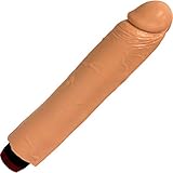 OptiSex Hefty Henry 10 Inch Large Vibrating Cock, Flesh