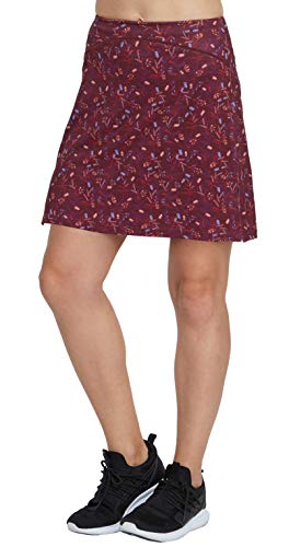 image for slimour Women Print Golf Skirt Travel Skirts with Pockets Swim Skirt H