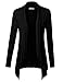 BIADANI Women Classic Flowy Open Lightweight Jersey Cardigan