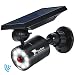Solar Lights Outdoor Motion Sensor, 1400-Lumen Bright LED Spotlight 9-Watt(130W Equiv.), Solar Security Lights for Garden Driveway Patio, 2-Year Battery Life, 160-Week 100% Free Replacement