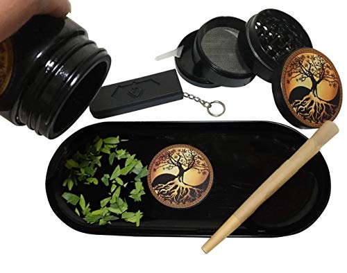 Boss Gear- All In One Stash Box Includes- 4 Part Grinder, USB Keychain Lighter, 6pk Papers, Metal Tray,Smell Proof bags, Combination Lock, Smell Proof Container! - Thumbnail 4
