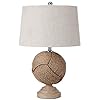 JONATHAN Y JYL1005A Monkey's Fist 24" Knotted Rope LED Table Lamp Cottage,Coastal,Rustic for Bedroom, Living Room, Office, College Dorm, Coffee Table, Bookcase, Brown