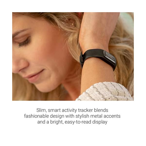 Garmin Vivosmart 4 Smart Activity Tracker with Wrist-Based Heart Rate and Fitness Monitoring Tools, Azure Blue, Small…