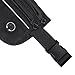 Travel Money Belt Black Waist Bag With 4pcs RFID Sleeves (Max Waist: 68 inches)