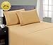 HC COLLECTION 1800 Series Microfiber Sheet & Pillow Case Set(Cal King, Camel)