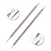 AMTOK Blackhead Remover Kit Curved Blackhead Tweezers Kit Pimple Comedone Extractor Tool Set Dermatologist Grade Kit Treatment for Blemish , Zit Popper (Tweezers Kit Rose Gold)