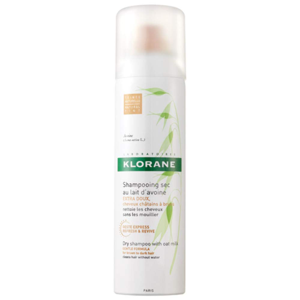 Klorane Shampooing Sec au Lait d'Avoine Teinté ,Black,150ml