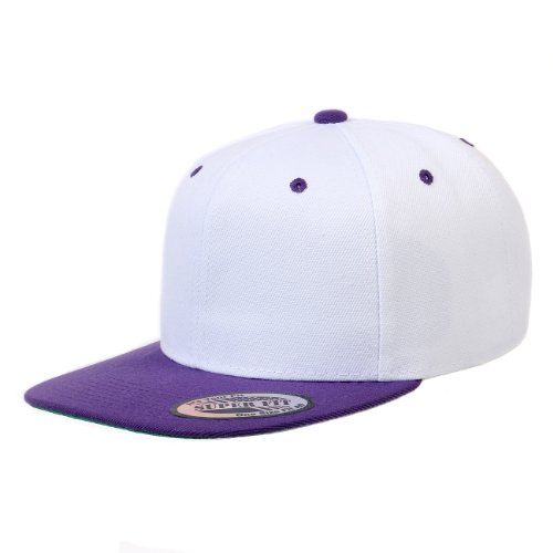 Unisex Adjustable Plain Snapback Hats Caps (All Colors)