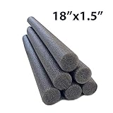 Oodles of Noodles 1.5 Inch x 18 Inch Solid Core Foam Sticks- 6 Pack